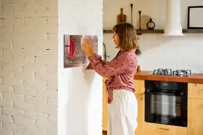 Schreib-Magnettafel mit Motiv Chilischoten