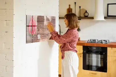 Schreib-Magnettafel mit Motiv Chilischoten