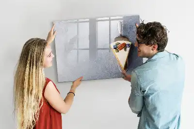 Schreib-Magnettafel in Form eines Kuchenstücks