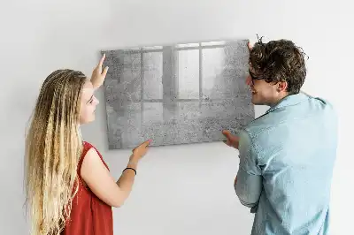 Schreib-Magnettafel für raue Wände