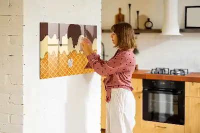 Schreib-Magnettafel Eis