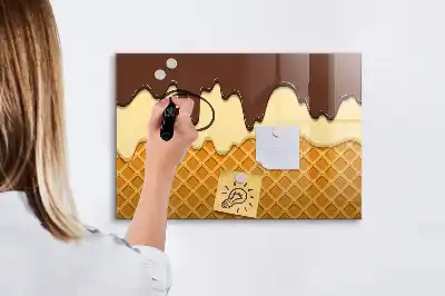 Schreib-Magnettafel Eis