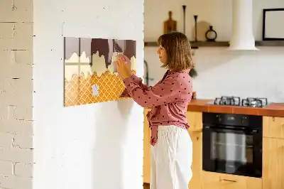 Schreib-Magnettafel Eis