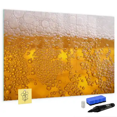 Magnettafel beschreibbar, Motiv Bier