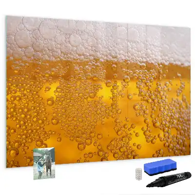 Magnettafel beschreibbar, Motiv Bier