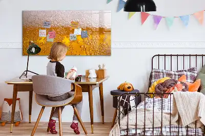 Magnettafel beschreibbar, Motiv Bier