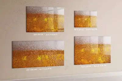 Magnettafel beschreibbar, Motiv Bier