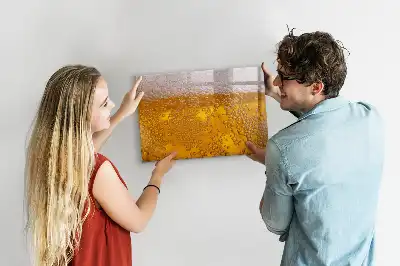 Magnettafel beschreibbar, Motiv Bier