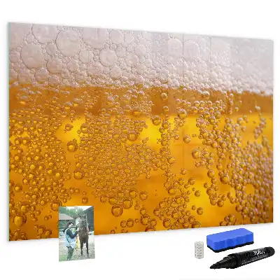 Magnettafel beschreibbar, Motiv Bier