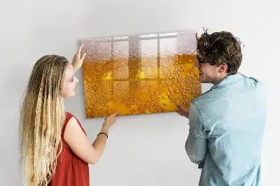 Magnettafel beschreibbar, Motiv Bier