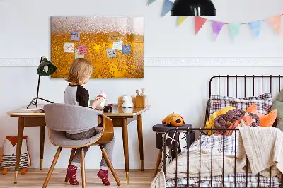 Magnettafel beschreibbar, Motiv Bier