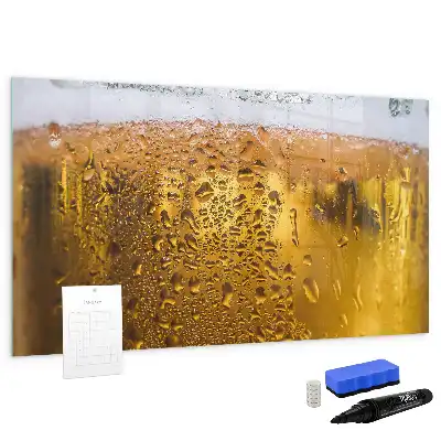 Bierkrug mit beschreibbarer Magnettafel