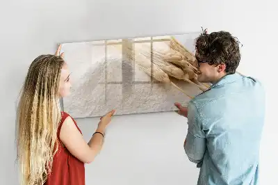 Schreib-Magnettafel in Mehl-Optik