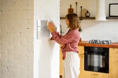 Schreib-Magnettafel in Mehl-Optik