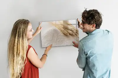 Schreib-Magnettafel in Mehl-Optik