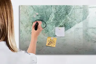 Schreib-Magnettafel mit Marmoroberfläche