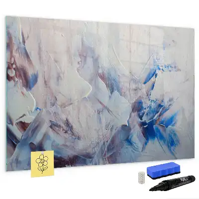 Schreib-Magnettafel Pinselstrich