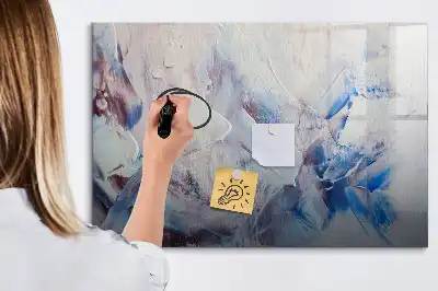 Schreib-Magnettafel Pinselstrich