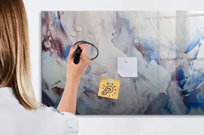 Schreib-Magnettafel Pinselstrich