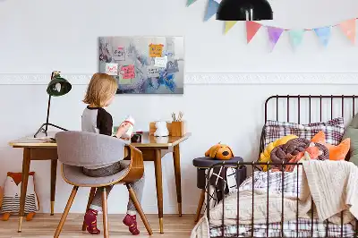 Schreib-Magnettafel Pinselstrich
