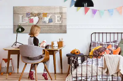 Schreib-Magnettafel im Design Text Liebe