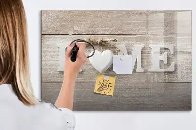 Schreib-Magnettafel Text Zuhause