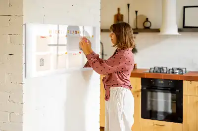 Schreib-Magnettafel Wochenplaner