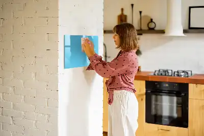 Beschreibbare Magnettafel mit Glühbirnen-Motiv