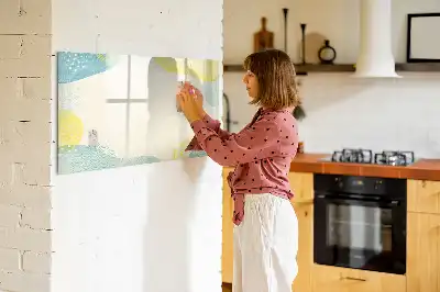 Schreib-Magnettafel mit Musterrahmen