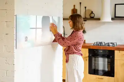 Beschreibbare Magnettafel im Design Aquarell-Marmor