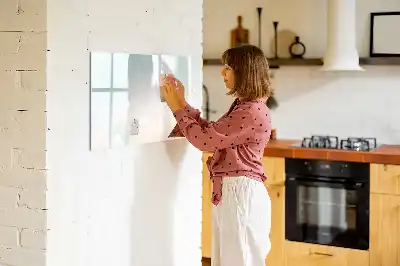 Beschreibbare Magnettafel im Design Aquarell-Marmor