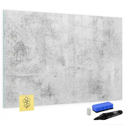 Beschreibbare Magnettafel in Betonoptik