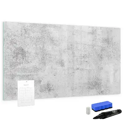 Beschreibbare Magnettafel in Betonoptik