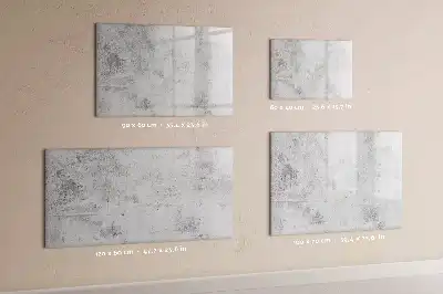 Beschreibbare Magnettafel in Betonoptik