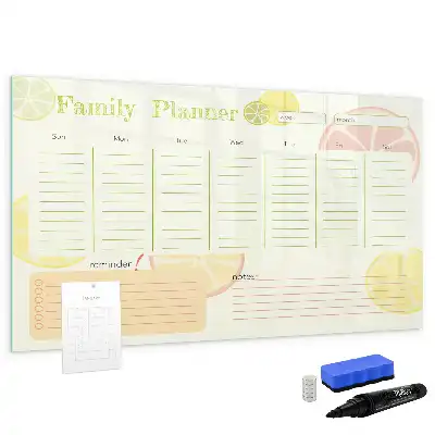 Familienplaner beschreibbare Magnettafel
