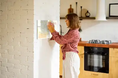 Familienplaner beschreibbare Magnettafel