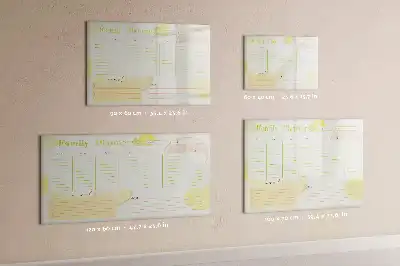 Familienplaner beschreibbare Magnettafel