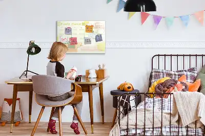 Familienplaner beschreibbare Magnettafel