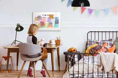 Wochenplaner als magnetische Schreibtafel
