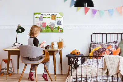 Stundenplan beschreibbare Magnettafel