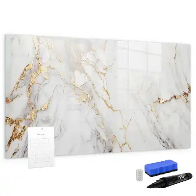 Schreib-Magnettafel in Dekormarmor