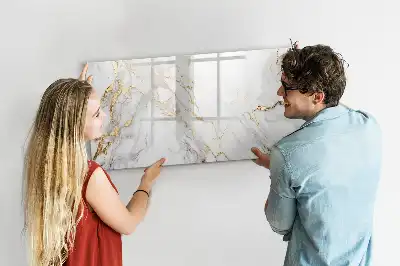 Schreib-Magnettafel in Dekormarmor