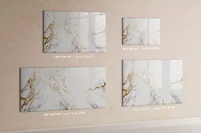 Schreib-Magnettafel in Dekormarmor