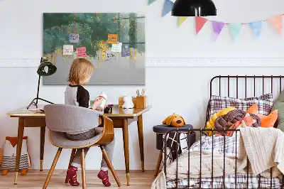 Schreib-Magnettafel mit dekorativem Muster