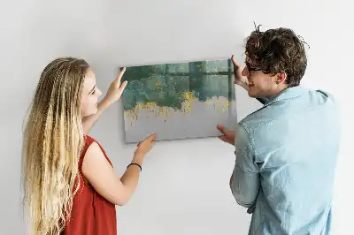 Schreib-Magnettafel mit dekorativem Muster