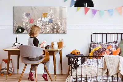 Magnettafel mit Motiv exotische Blätter