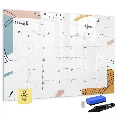 Business-Organizer beschreibbare Magnettafel