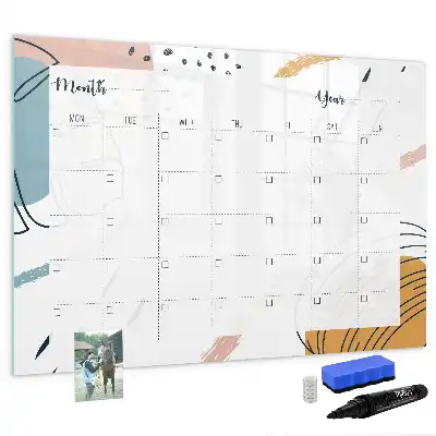 Business-Organizer beschreibbare Magnettafel