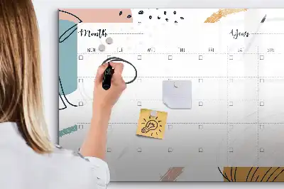 Business-Organizer beschreibbare Magnettafel