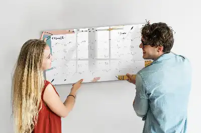 Business-Organizer beschreibbare Magnettafel